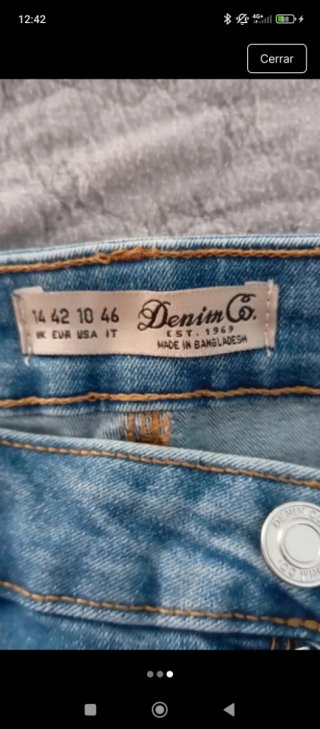 Pantalón vaquero azul