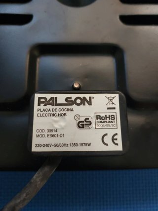 Placa cocina eléctrica portátil