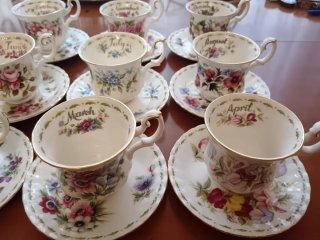 Conjunto Tazas y Platos Royal Albert