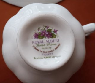 Conjunto Tazas y Platos Royal Albert