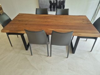 Conjunto comedor Maisons du Monde: mesaPalissandre