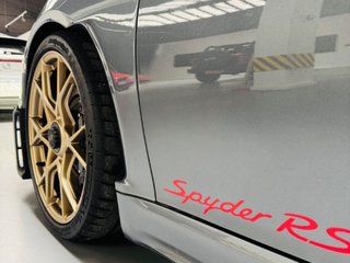 Porsche 718 Boxster Spyder RS