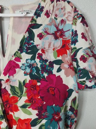 Vestido Verano Morgan Estampado Floral Talla L