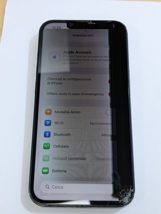iPhone 14 128GB Midnight - Schermo rotto