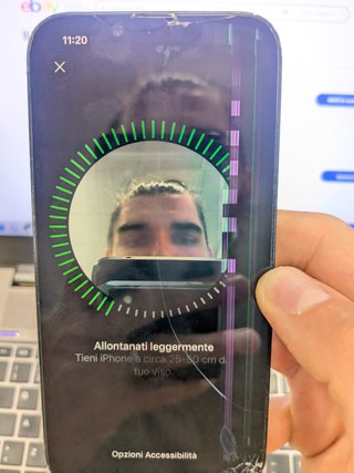 iPhone 14 128GB Midnight - Schermo rotto