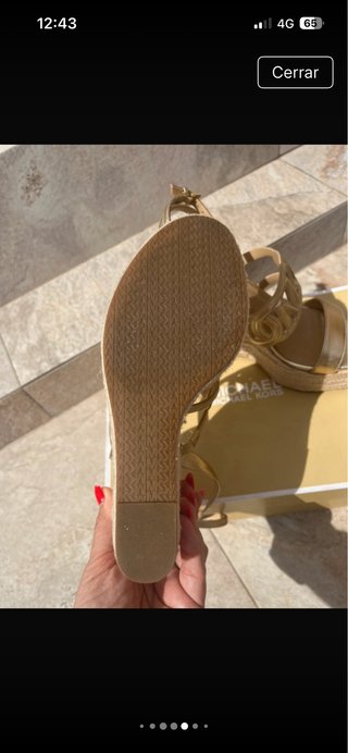 Sandalias Michael Kors Doradas