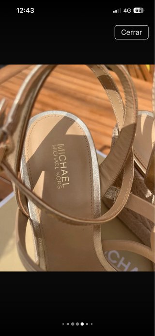 Sandalias Michael Kors Doradas