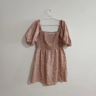 Vestido verde floral
