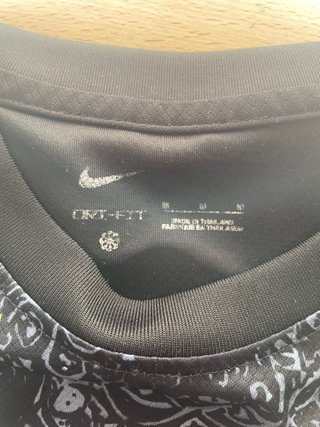Camiseta Nike Brasil CBF Jesús Negra Dorada