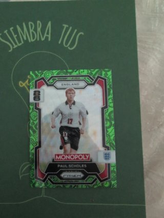 Paul Scholes Inglaterra Panini Prizm Verde