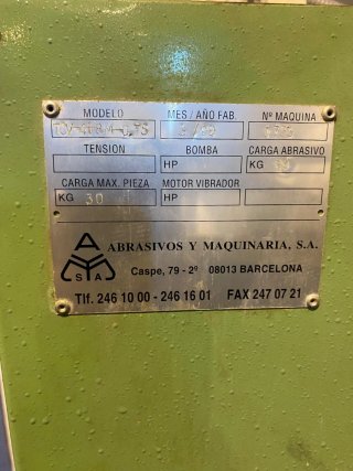 Granalladora / Chorro de Arena Industrial