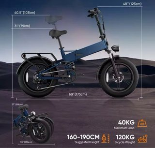 UrLife T5 Fat Bike Eléctrica
