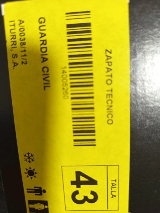 Zapatos Iturri, Talla 43 Negro
