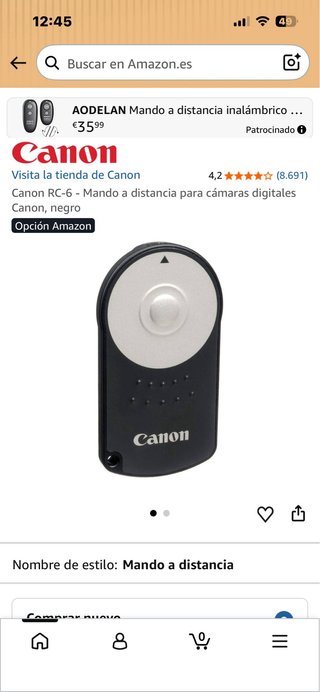 Canon RC-6 Telecomando