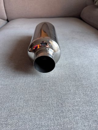 Silenciador Tubo Escape 57mm Acero Inoxidable