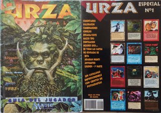 2 Primeras Revistas Especiales URZA MtG de 1995/6