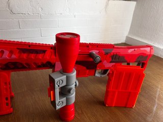 Nerf Fortnite Heavy SR Rojo Camuflaje