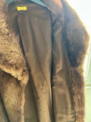 Pelliccia vintage in vero rat musqué
