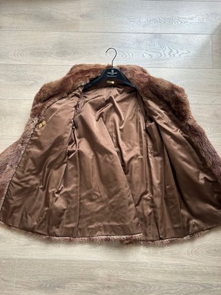 Pelliccia vintage in vero rat musqué