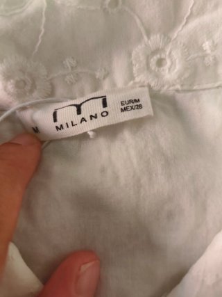 Vestido blanco midi