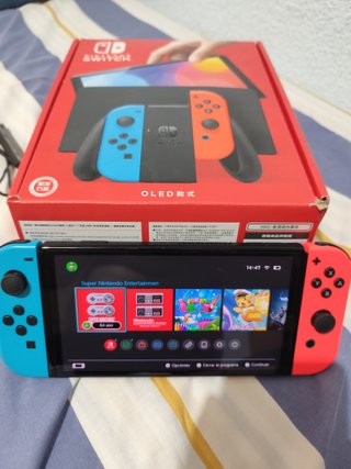 Nintendo Switch OLED Neón + Factura