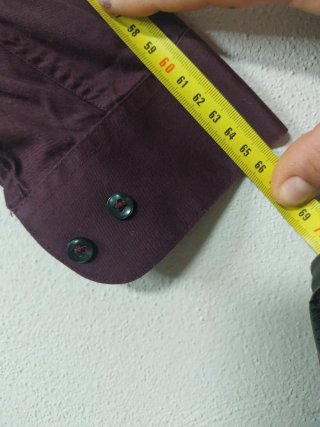 Camisa Zara Man Morada Slim Fit Talla M