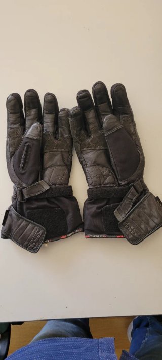 Guantes IXS Touring GT2 Gore-Tex Negros
