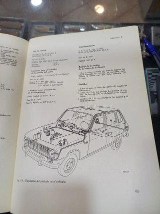 Libro Reparación Renault 6 .ORIGINAL.
