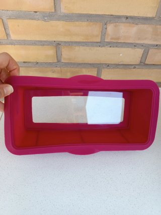 Molde Rectangular Silicona Rojo