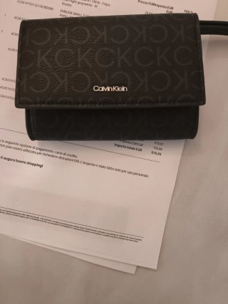 Portafoglio Calvin Klein nero