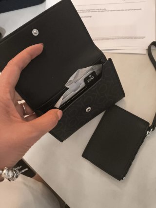 Portafoglio Calvin Klein nero