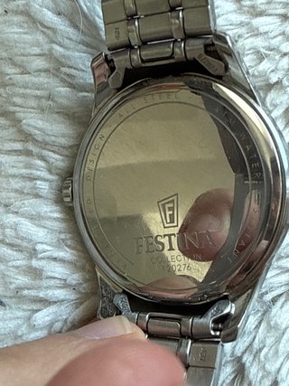 Festina Retro F20276/1 Reloj Plata y Blanco