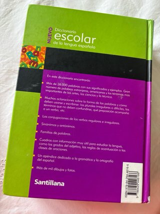NUEVO DICCIONARIO ESCOLAR DE LA LENGUA ESPAÑOLA...