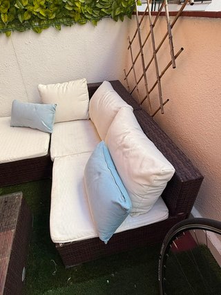 Conjunto terraza ratán Leroy Merlin