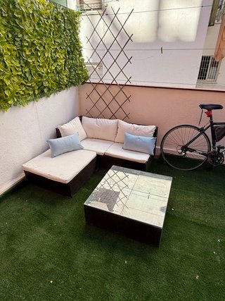 Conjunto terraza ratán Leroy Merlin