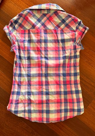Camisa cuadros manga corta mujer Talla M