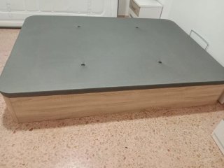 Canapé 135x190 Madera y Tela