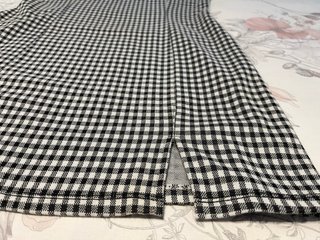 Vestido cuadros vichy Bershka