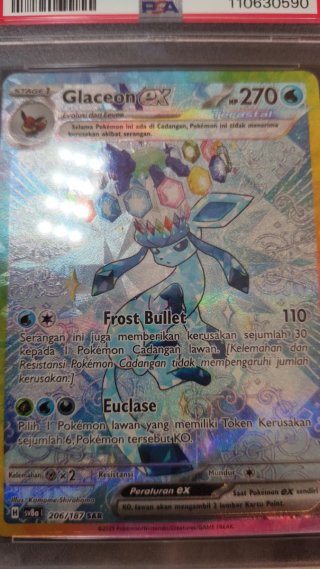 Glaceon ex PSA 10 Terastal Festival Indonesia SAR
