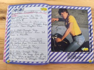 Libro personal de notas Super Pop años 80