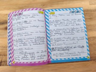 Libro personal de notas Super Pop años 80