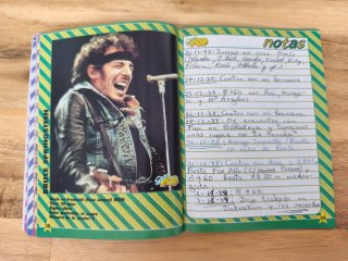 Libro personal de notas Super Pop años 80