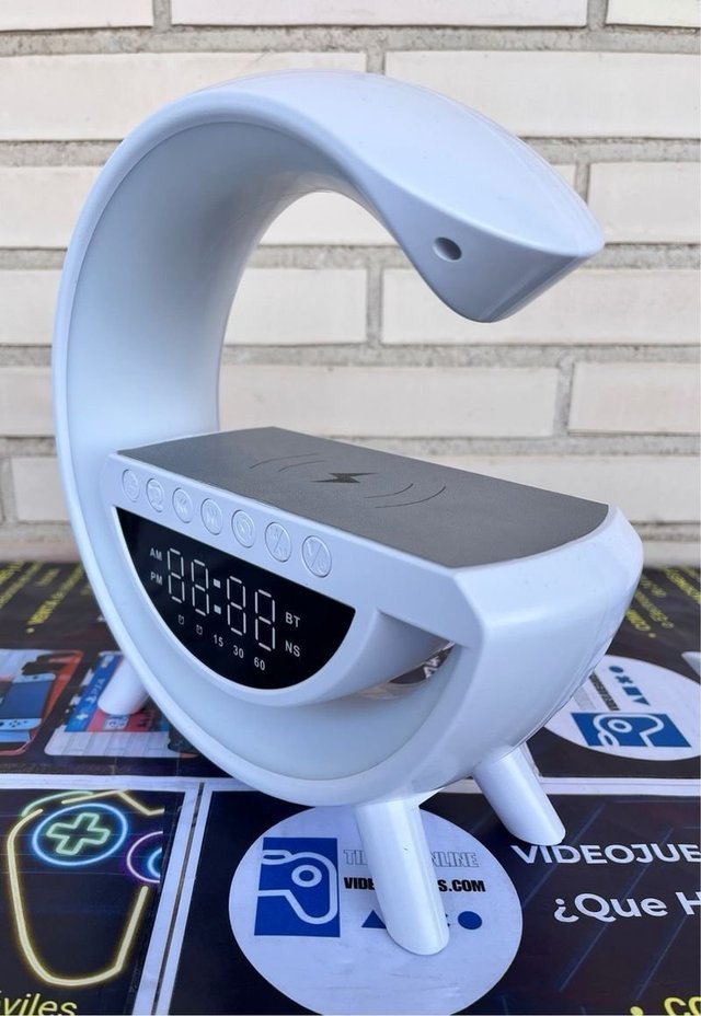Lámpara LED con Cargador Inalámbrico