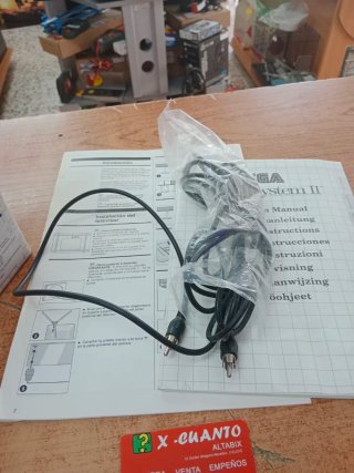 CONSOLA SEGA MASTER SYSTEMS II SIN MANDO CON CABLE