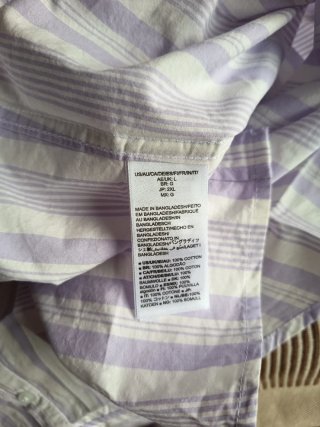 Camisa de rayas para hombre