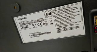Smart TV Toshiba 43 Negra en perfecto estado