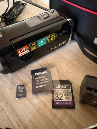 Videocámara JVC Full HD 60x Zoom