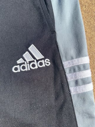 Pantalones chándal Vintage Adidas Negro/Gris