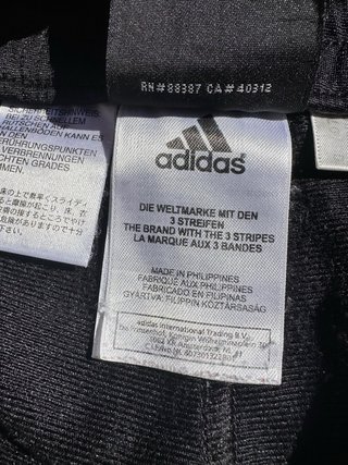 Pantalones chándal Vintage Adidas Negro/Gris