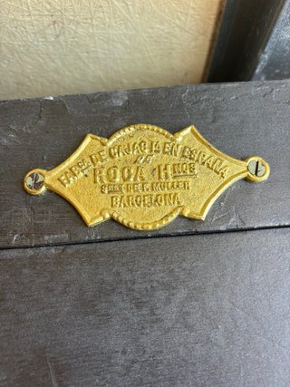 Caja Fuerte Antigua Siglo XIX, hermanos Roca